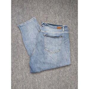 Judy Blue Womens 24W Boyfriend‎ Fit Jeans Plus Size Denim Medium Wash